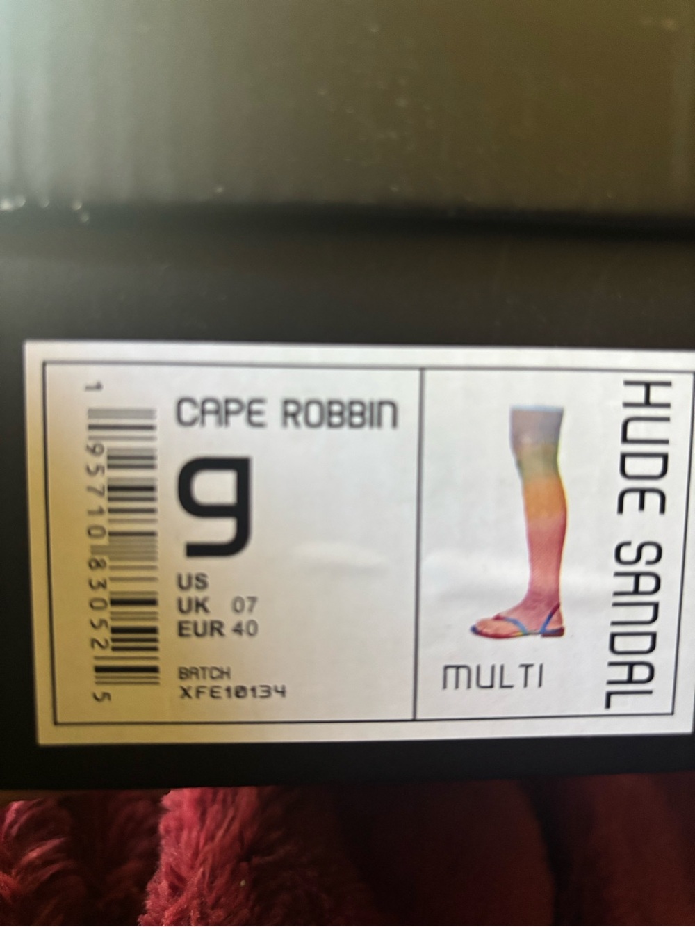 Cape Robbin Multi-Color Knee High Sandal Socks